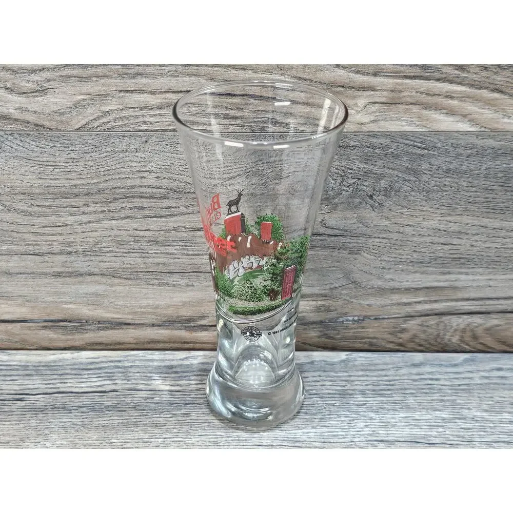 Budweiser 1991 Clydesdales Beer Pilsner Drinking Glass